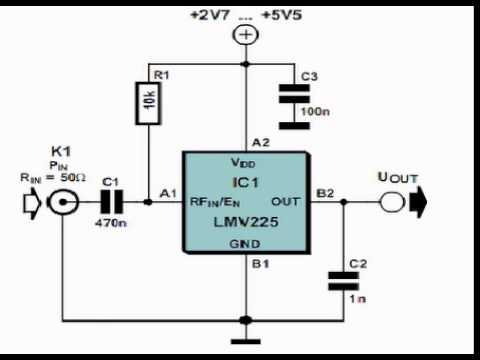 Linear RF Power Meter Circuit