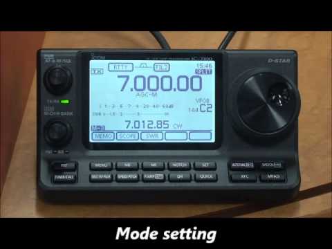 Icom IC-7100 Base Station Operation