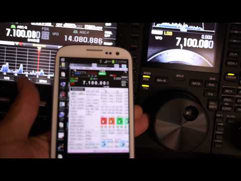 To control the KENWOOD TS-990 on a smartphone
