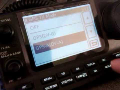 Using your IC-7100 on Dstar (Part8) Transmit Position Information without a GPS