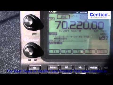 M0TAZ testing 6 element 4m beam on 70MHz with Icom IC 7100