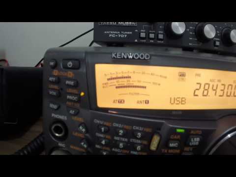 TS-2000 and QSO between PU2VGA and F5OUX