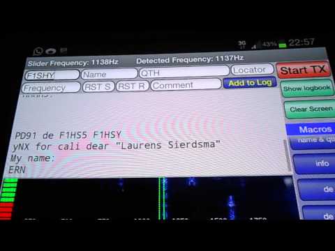 DroidPSK with Elecraft K3