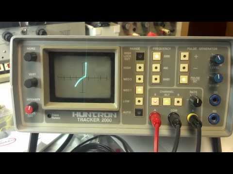 Huntron Tracker traces of Yaesu FT-1000MP LPF board diodes.
