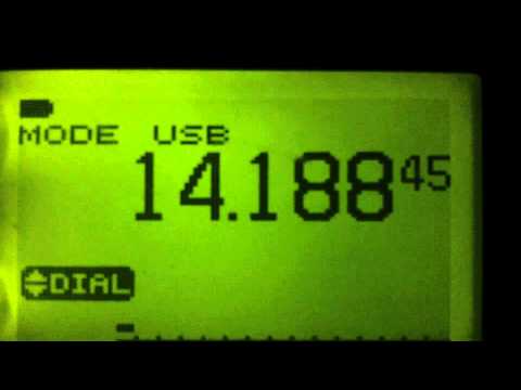 Icom Ic-7000 audio v icom R-20 on 20 metres