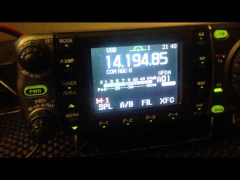 Icom IC-7000 first DX with VU2PHD 20 meters - IW2NOY