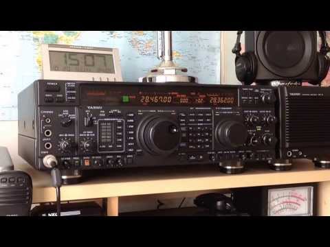 JW9JKA Amateur Radio on Bear Island calling CQ on 10m from IOTA EU727, Yaesu FT-1000MP