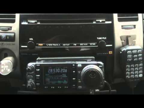 Michael DeMita KA2DUT  on Ham Nation Episode 64 ICOM IC-7000 in Prius with Tarheel