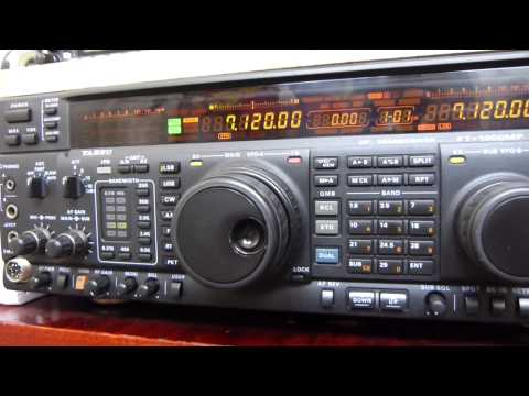 Réception de radioamateurs Français avec un YAESU FT1000 MP
