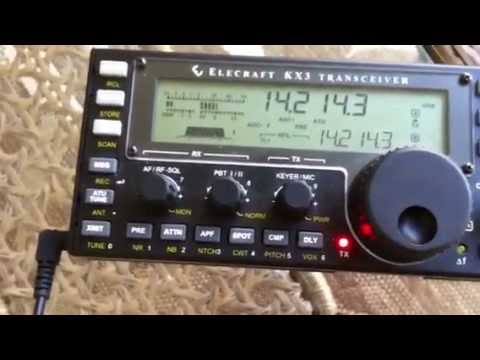 1098 Mile 5 Watt Confined space QRP QSO on Elecraft KX3 using Alpha Loop