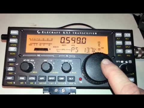 Elecraft KX3 Experimental firmware rev. 1.84 AM BC test