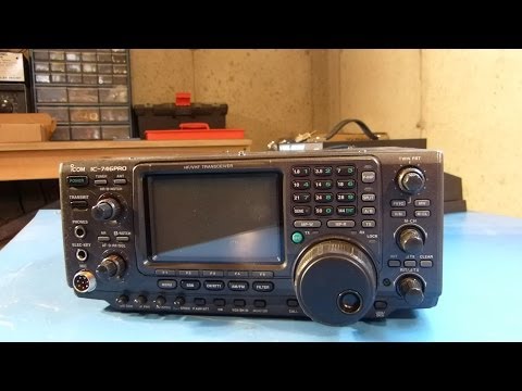 Icom IC-746pro Backlight Repair Highlights