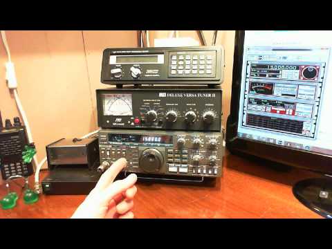 Comparing the Kenwood TS-430S Transceiver to Icom PCR1000 Computer Controlled Radio