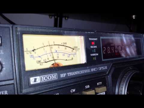 VK6VCK de M6PZZ icom 751 amateur radio dxing