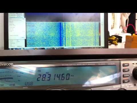 RTL SDR IF 75 Mhz in Kenwood TS-2000 RTL-SDR RTL-2832U Ham Radio HamRadio Ham-Radio