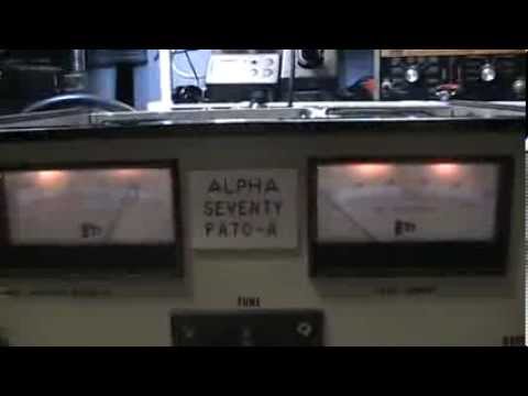 Alpha PA70 (pre 77D) 8877 3cx1500 steel ceramic tube Ham Amateur linear amplifier