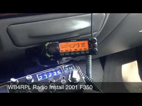Ham And CB Radio Installation Ford F350. Dstar And Echolink Enabled.