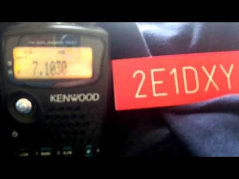 Kenwood TH-F7 rx on 7mhz lsb 40m band