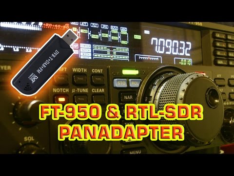 Yaesu FT-950 and RTL-SDR Panadapter
