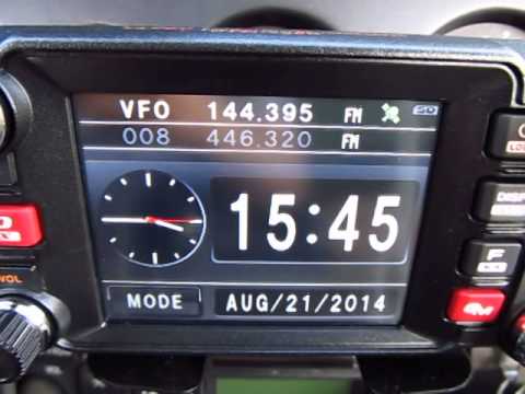 Yaesu FTM400DR Display and APRS