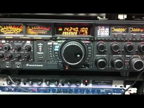 YAESU FTDX-9000 JE1RXJ on 20m 5x9 VE3NGW HAM RADIO
