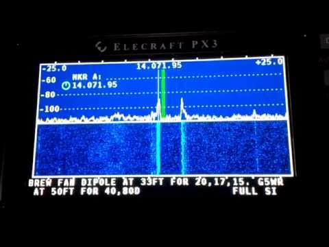 Elecraft KX3 and PX3 text decode