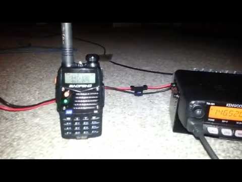 2 Meter Ham Radio Rig- Kenwood/Baofeng + N9TAX Slim Jim Antenna