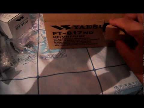 Yaesu FT-817ND unboxing