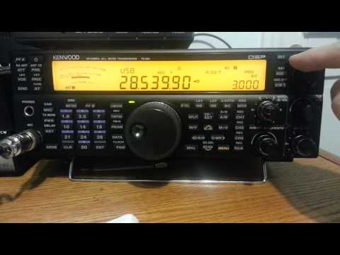 Setting "split" on a Kenwood TS-590S