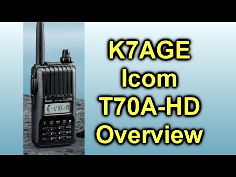 Icom T70A-HD Overview
