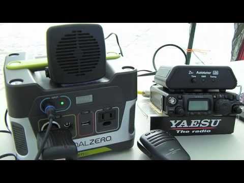 Solar powered QRP From Ponce Inlet Florida 4TH Of July Weekend 2014