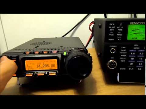 M0SAZ compares Yaesu FT-857D with Kenwood TS-590S