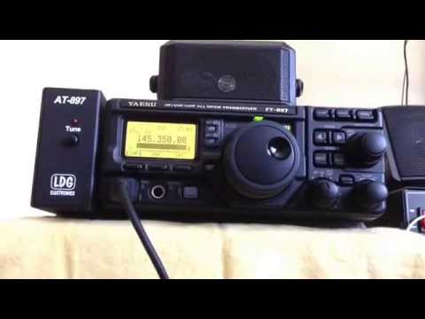 This is my Yaesu HF/VHF/UHF/All Mode Transceiver FT-897D.  This is 2m Ham