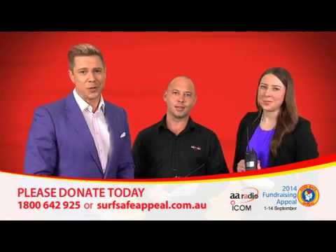 AA Radio & ICOM Australia donate to Surf Safe Appeal 2014