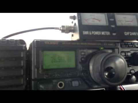 YAESU FT-897 с автомобиля на си-би антенну Белгород  -  Узбекистан, Ташкент ( ~ 2700 км)