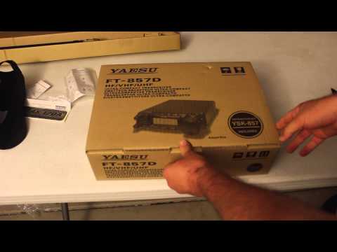 Yaesu FT-857D & ATAS-120A Unboxing