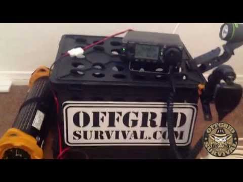 Emergency Off Grid Communication: Ham Radio (icom ic-703) running off Solar Charger