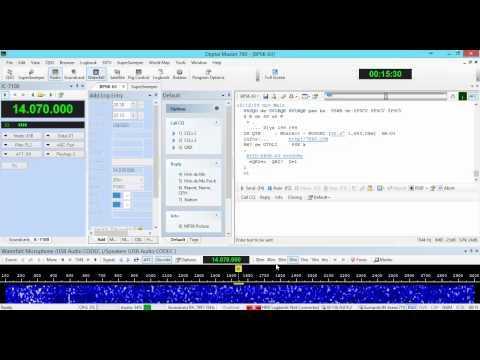 DXing using Ham Radio Deluxe (HRD) & DM-780 (ICOM IC-7100)