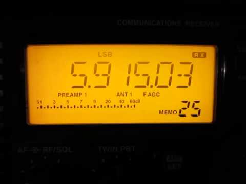 Myanma Radio 5915 kHz. 20.12.2014.