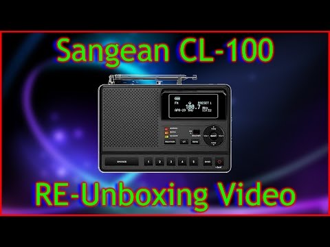Re-Unboxing the Sangean CL-100 Weather Radio