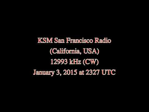 KSM San Francisco Coastal Radio (San Francisco, California, USA) - 12993 khz (CW)