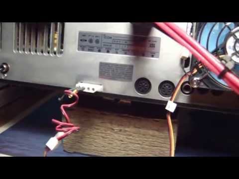 ICOM 756 HF radio, cooling fan add-on