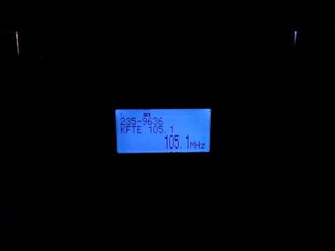 FM DX TROPO KFTE Planet Radio 105.1 MHz Abbeville Louisiana in Reynosa MX 23/11/2014 (755 Km)