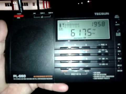 Tecsun PL 660 - Radio Internacional da China 6175 khz (Ondas curtas)