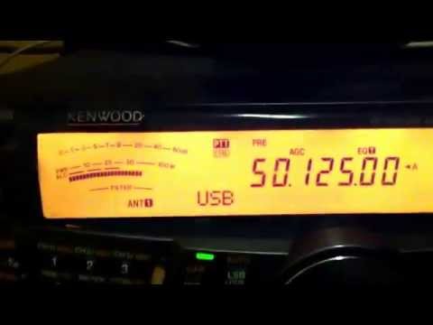 Feb 18, 2015 FG/F6ITD CA3SOC HAM RADIO KENWOOD TS-2000 50 MHZ SIX METER HAMRADIO