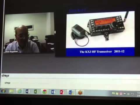 Elecraft Radio Presentation Skype to the Fond du Lac Amateur Radio Club