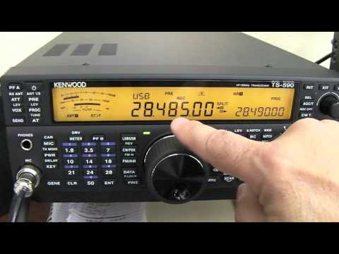 How To Use Split Mode With The Kenwood TS 590SG 3-11-2015