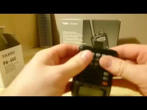 Yaesu VX-6 ham radio unboxing [POL], English subtitles