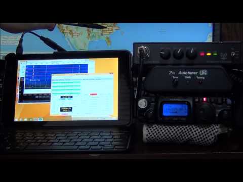 Digital QRP with a Windows 8.1 Tablet useing a Yeasu FT-817   Ready for the field - AF5DN