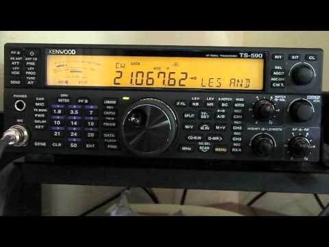 How To Decode A CW Message With The Kenwood TS 590SG 3-22-2015